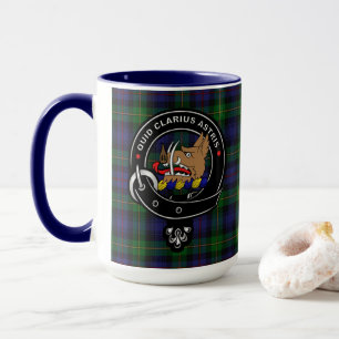 Caneca Crachá de Baillie Clan e Combo de Tartan