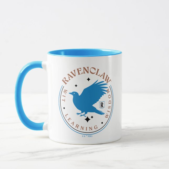 Caneca CRACHÁ de Orgulho da Casa Azul RAVENCLAW™ (Esquerda)