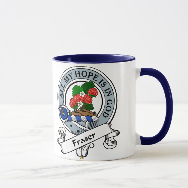 Caneca Crachá do clã de Fraser (Direita)