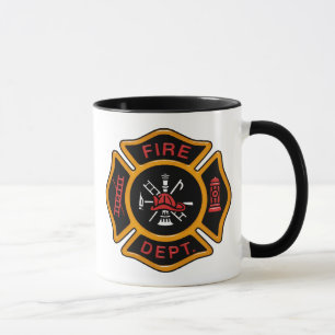 Caneca Crachá do corpo de bombeiros
