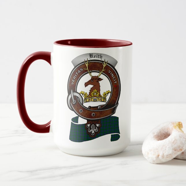 Caneca Crachá Keith Clan Combo 15oz Mug (Com Donut)