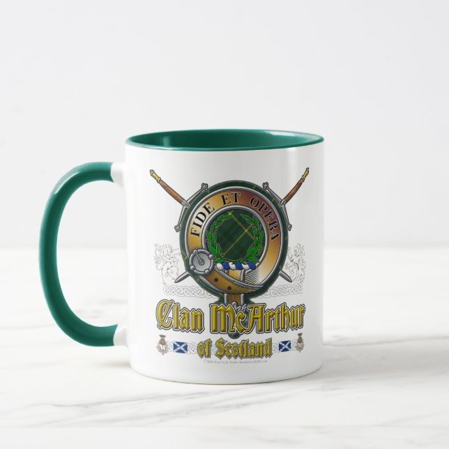 Caneca Crachá McArthur Clan (Esquerda)