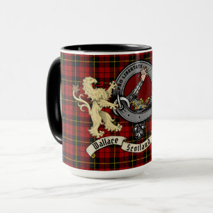 Caneca Crachá Wallace Clan & Tartan