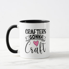 Caneca Crafters Gonna Artesanato