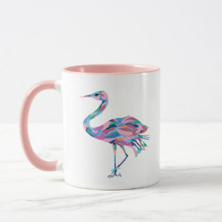 Caneca Crane Watercolor Coffee Mug