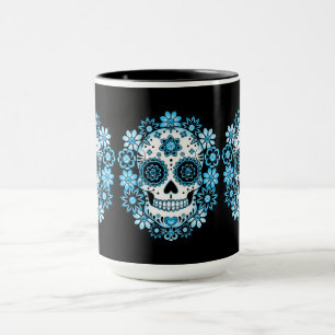 Caneca Crânio Azul