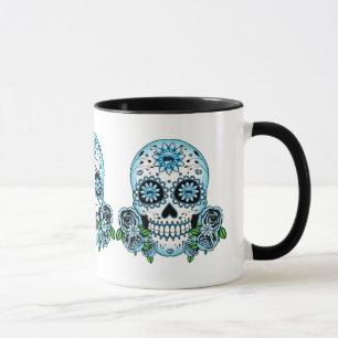 Caneca Crânio Azul