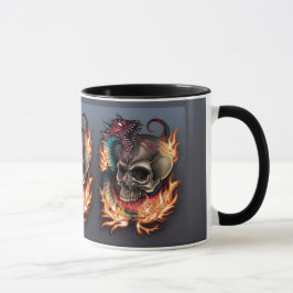 Caneca Crânio + Cobra