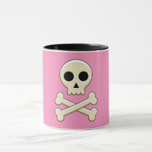 Caneca Crânio com Ossos