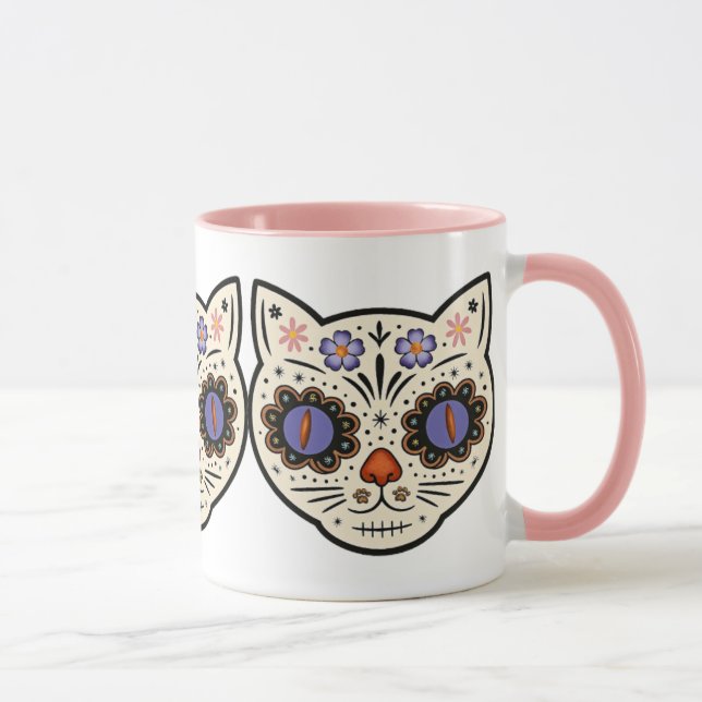 Caneca Cranio de Açúcar Kitty Kat (Direita)