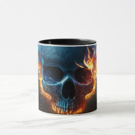 Caneca Crânio de Flaming