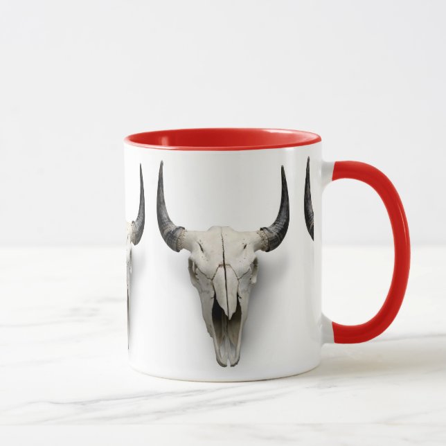 Caneca Crânio de Longhorn (Direita)