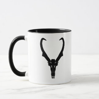 Caneca Crânio de Pronghorn Personalizável
