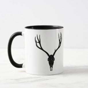 Caneca Crânio de Veado Mula Personalizável