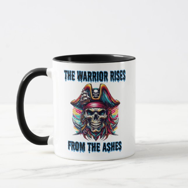 Caneca Crânio de Vingança do Guerreiro: Dia dos Mortos (Esquerda)
