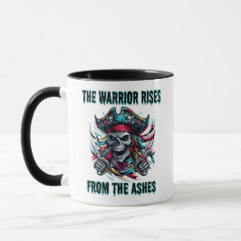 Caneca Crânio de Vingança do Guerreiro: Dia dos Mortos