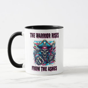 Caneca Crânio de Vingança do Guerreiro: Dia dos Mortos