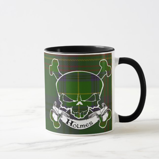 Caneca Crânio do Tartan de Holmes (Direita)