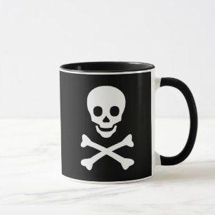 Caneca Crânio e ossos