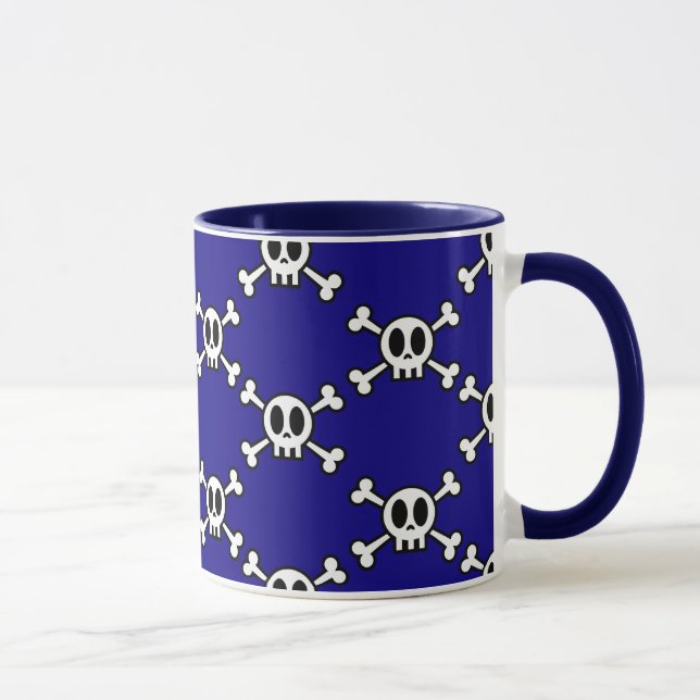 Caneca Crânio e ossos cruzados (Direita)