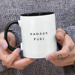 Caneca Crasso Combustia Engraçado Coisa De Trendência De<br><div class="desc">Se há uma coisa que amamos mais do que café, é um café bebendo. Trendy, caneca de café engraçada dizendo "Combustível de latão" na tipografia moderna na caneca de café com duas tonalidades. Disponível em muito mais cores internas. Presente perfeito para aquele bonito amigo-menino ou garota maldita que você conhece....</div>