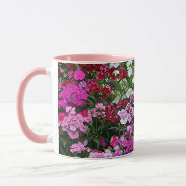 Caneca Cravos cor-de-rosa (Esquerda)
