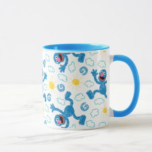 Caneca Crayon Grover Sunshine