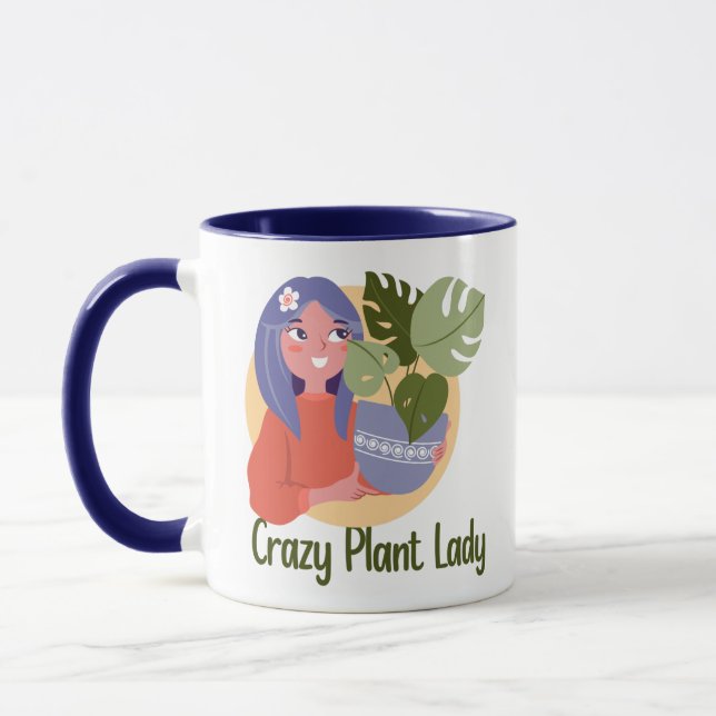 Caneca Crazy Plant Lady Mug (Esquerda)
