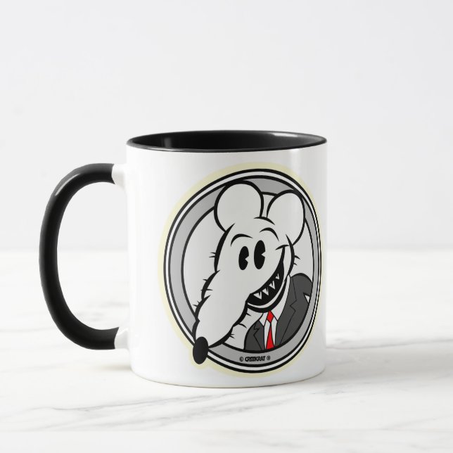 Caneca Creekrat Cartoon Studios Creek Rat Logo (Esquerda)