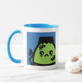 Caneca Creepy Egg Frankenstein Halloween | Adicionar o se