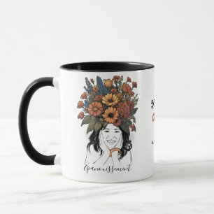 Caneca Crescimento Radiante: Empoderamento Feminino