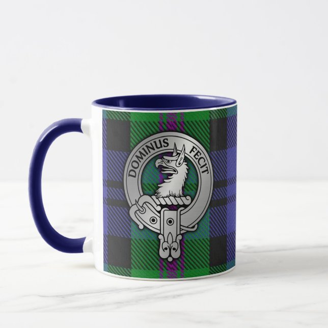Caneca Crest e Tartan do Clã Baird (Esquerda)