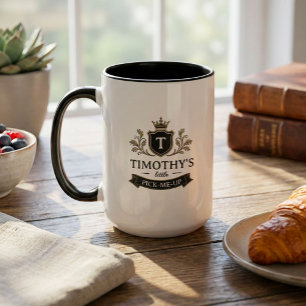 Caneca Crest personalizado Pequeno estímulo engraçado Dia