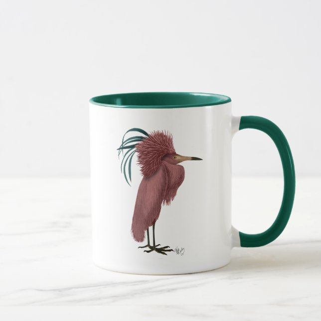 Caneca Crested Marsala Bird (Direita)