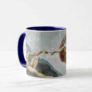 Caneca Criação de Adão (c. 1511)   Michelangelo