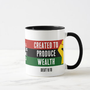 Caneca CRIADO A PRODUZIR WEALTH Black-Ownership Business
