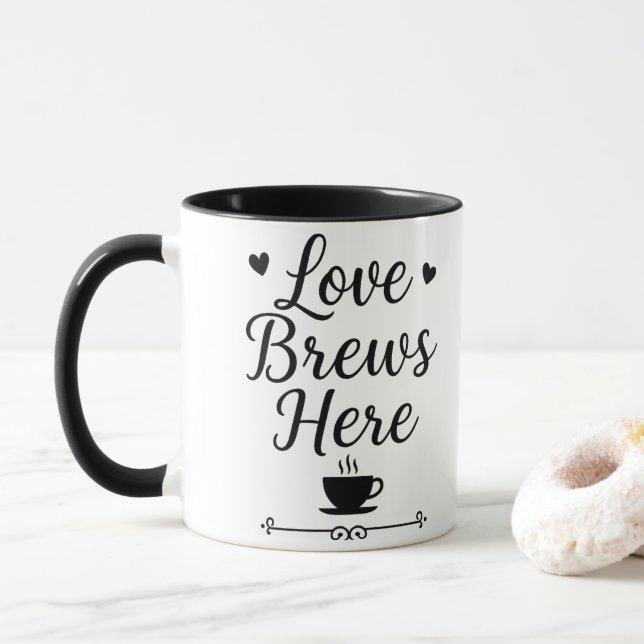 Caneca Criado com amor (Com Donut)