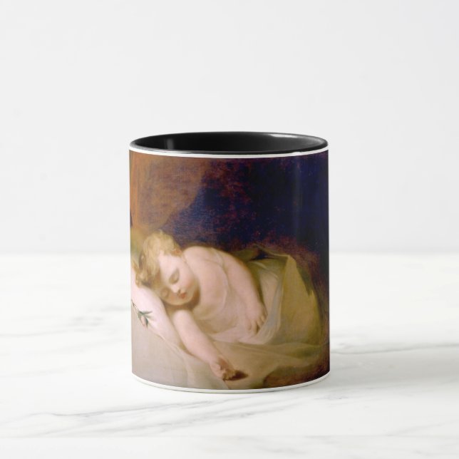 Caneca Criança que dorme (por Thomas Sully) (Centro)