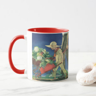 Caneca Criança Vintage, Jardinagem Orgânica; Jardim da Vi