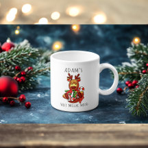 Crianças de Natal bonitas Reindeer Mug