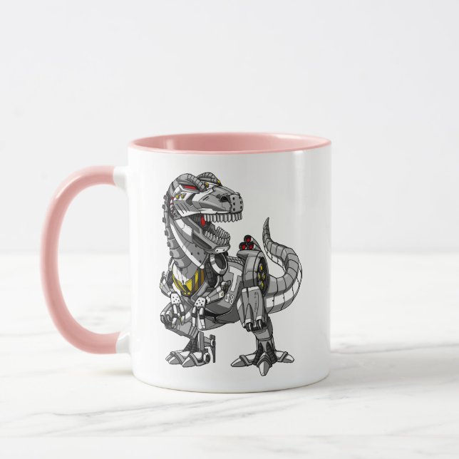 Caneca Crianças do Monstro do Dinossauro T-Rex (Esquerda)