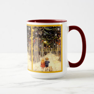 Caneca Crianças no Natal Lane Mug