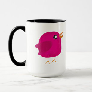 Caneca Crianças, passarinho fofo