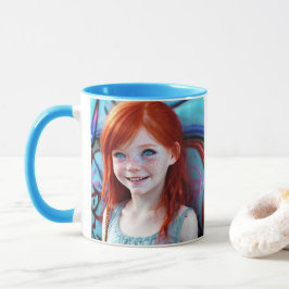 Caneca Crianças Tribais | Bonito Menina Vermelha