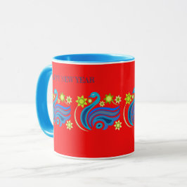 CANECA CRIATIVA DE FLOR DE PÁSSARO PARA PRESENTE A