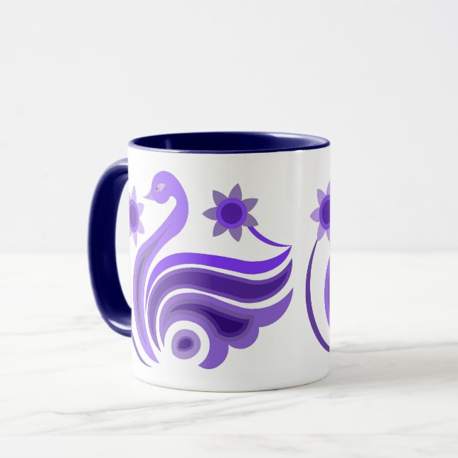 CANECA CRIATIVA DE PÁSSARO PARA PRESENTE (Frente Esquerda)