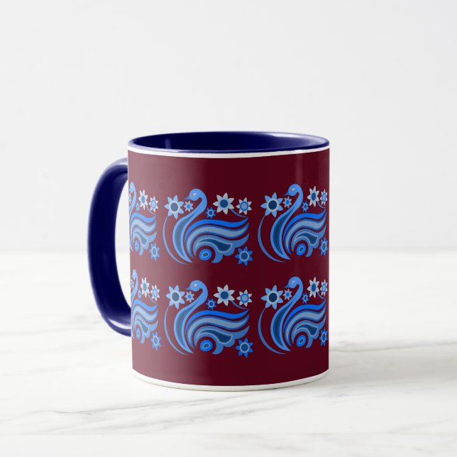 CANECA CRIATIVA DE PÁSSARO PARA PRESENTE (Frente Esquerda)