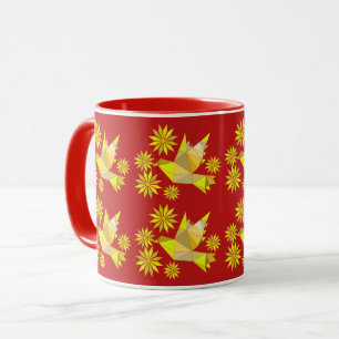 CANECA CRIATIVA DE PÁSSARO PARA PRESENTEAR QUALQUE