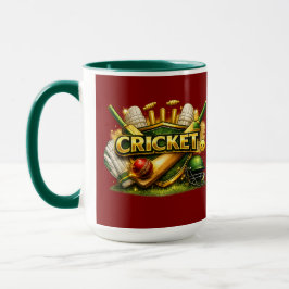 Caneca Cricket Gold Emblem Sport Inspired Combo Mug