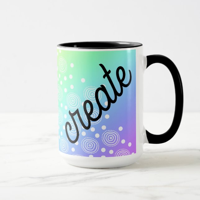 Caneca Crie Rainbow Coffee Mug (Direita)